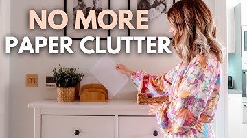 10 Tips to Get Rid of Paper Clutter Once & For All 📔