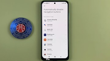 Automatically disable navigation buttons on Xiaomi Redmi Note 10 Android 11