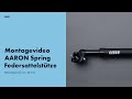 AARON Spring Federsattelstütze - Montageanleitung &amp; Einstellung der Federvorspannung
