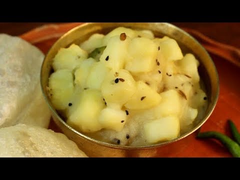 Sada Aloor Torkari ||লুচির জন্য পারফেক্ট সাদা আলুর তরকারি || Niramish Sada Alur Chorchori in Bengali