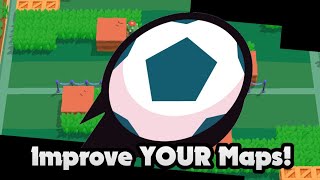 How to make a Brawl Ball map in 3 MINUTES OR LESS!