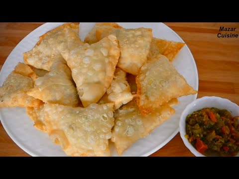        سمبوسه کچالو بسیار لذیذ برای افطاری رمضان