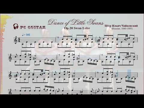 Video Tchaikovsky, Op.20, Dance of Little Swans, guitar solo - youtube