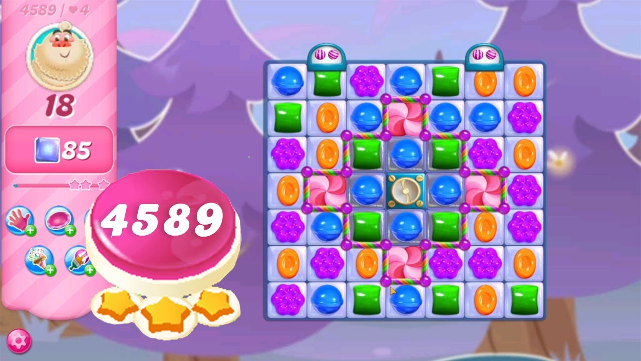 Candy Crush Saga Level 4589 (NO BOOSTERS) || 3 Stars 🌟🌟🌟 - YouTube