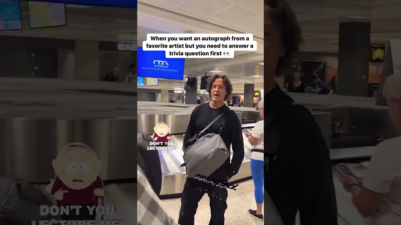 The Lead Singer Of Thirdeyeblind Quizzes A Fan Before Signing An Autograph SPIN