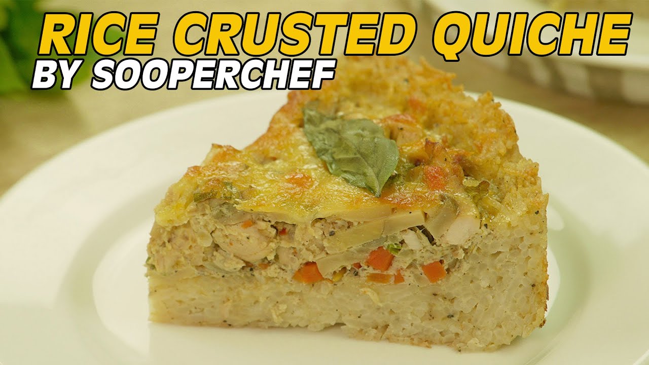 Easy Quiche Recipe | Rice Crust Quiche Recipe By SooperChef