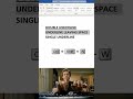 MS Word Underline Tricks | Master Underline Styles &amp; Shortcuts 🔥