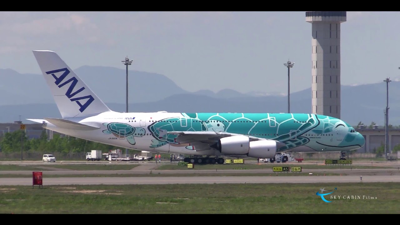 笑顔が素敵♪ ANA A380 2号機のカイ君が新千歳に2回目の訪問!! 