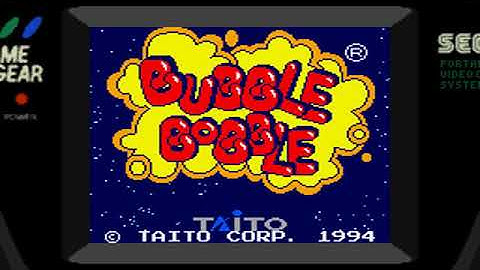 Intro-Demo - Bubble Bobble (USA, Europe, Game Gear)
