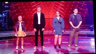 Lilia Slattery & Daniel Davies  The Voice kids Uk Semi Final Results