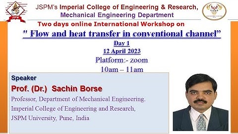 Flow and heat transfer in conventional channel