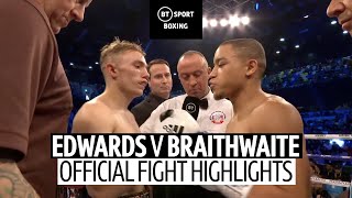 Sunny Edwards vs Marcel Braithwaite full fight highlights | The Fight Before Christmas