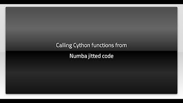 Calling Cython functions from Numba jitted code
