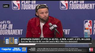 Postgame Interview | Steph Curry sends clear message on Steve Kerr future: No pressure, just support