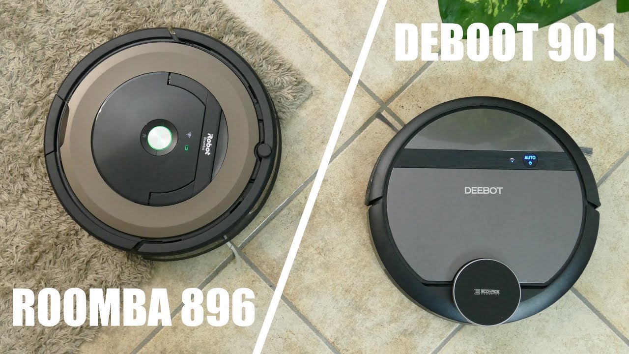 iRobot Roomba vs Ecovacs 901 - YouTube