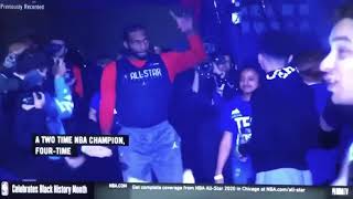 Kawhi Leonard Dances During All Star Practice Introduction