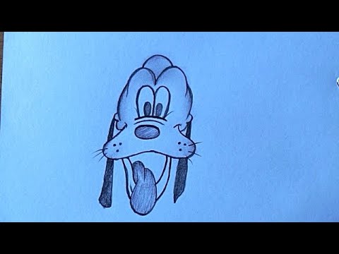 Goofy Drawing || How To Draw Goofy || Easy Goofy Drawing || Cartoon Drawing For Kids || Drawing