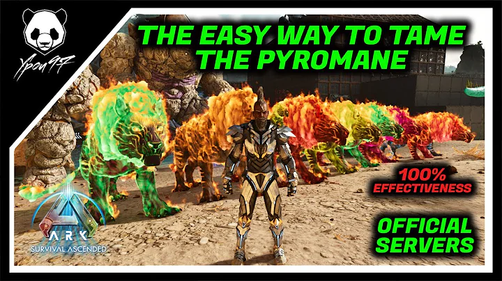 The Easy Way To Tame The Pyromane In The Center | ARK: Survival Ascended