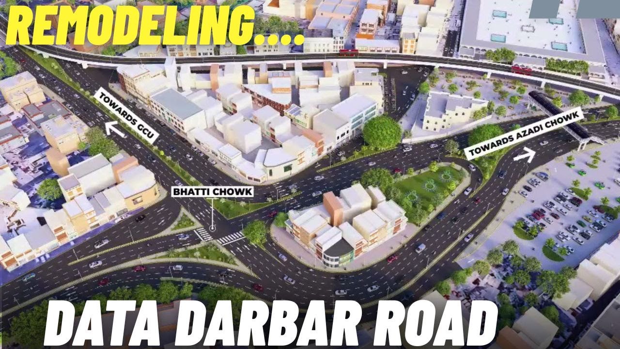 Data Darbar Road Remodeling Project| Lahore | 3D Animation Video 