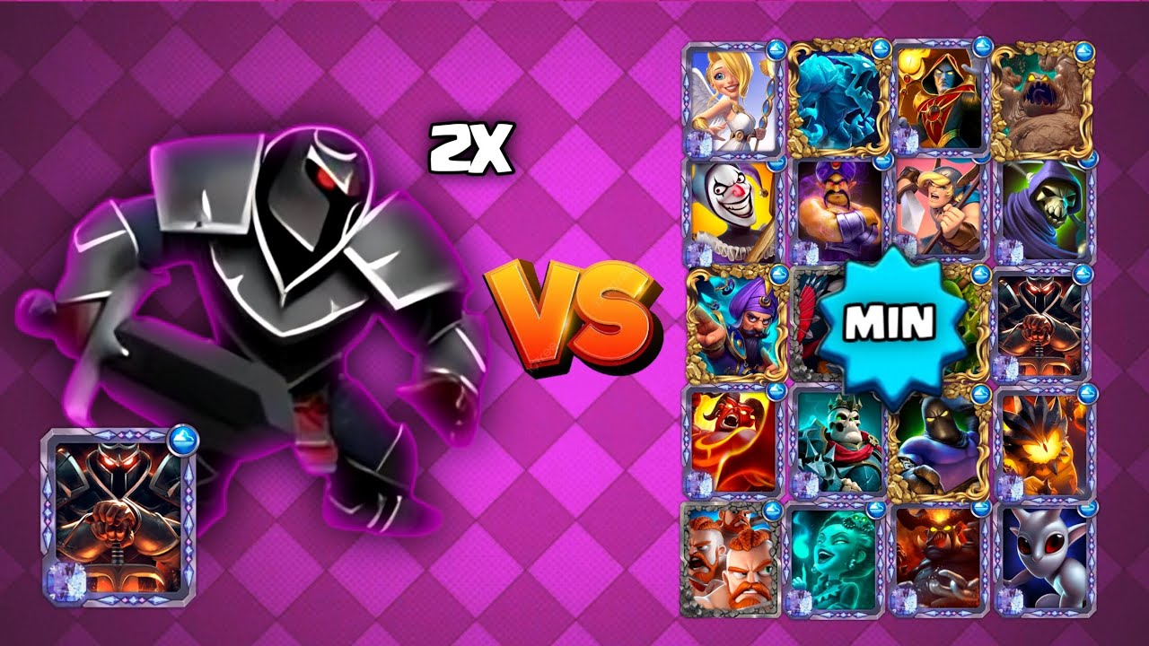 BLACKNIGHT 2x vs All CARD'S | castle crush