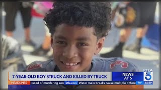 Loved ones mourn 7-year-old Southern California boy fatally struck by vehicle