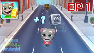 لعبة Talking Tom Gold Run - شرح كامل للعبة الحلقة 1 (أندرويد/آي أو إس) screenshot 2
