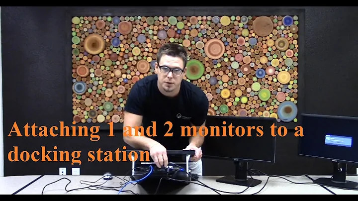 Attaching 1 and 2 monitors to a docking station