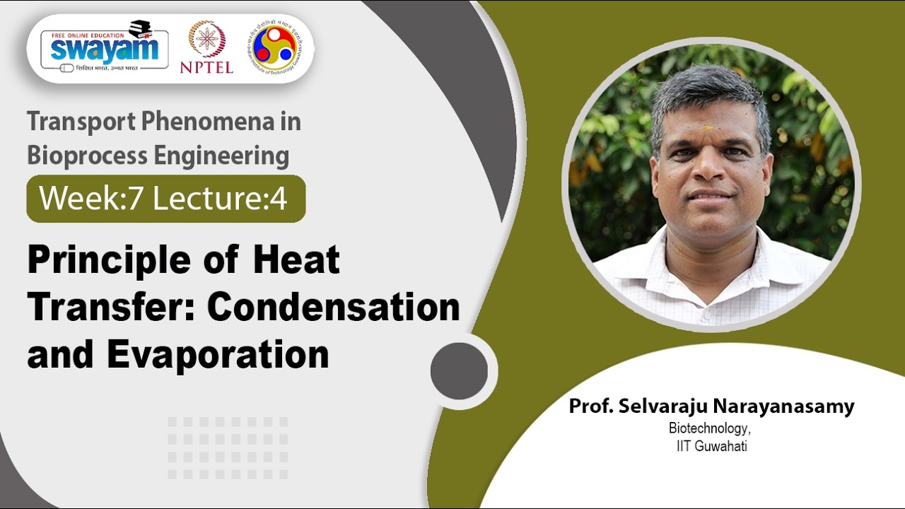 Lec 34: Principle of Heat Transfer: Condensation and Evaporation