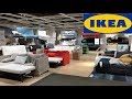 IKEA SLEEPER SOFAS FUTONS FURNITURE HOME DECOR - SHOP WITH ME SHOPPING STORE WALK THROUGH 4K