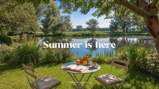 a peaceful summer morning by the lake 🌿 romanticize your life with soft relaxing music screenshot 5