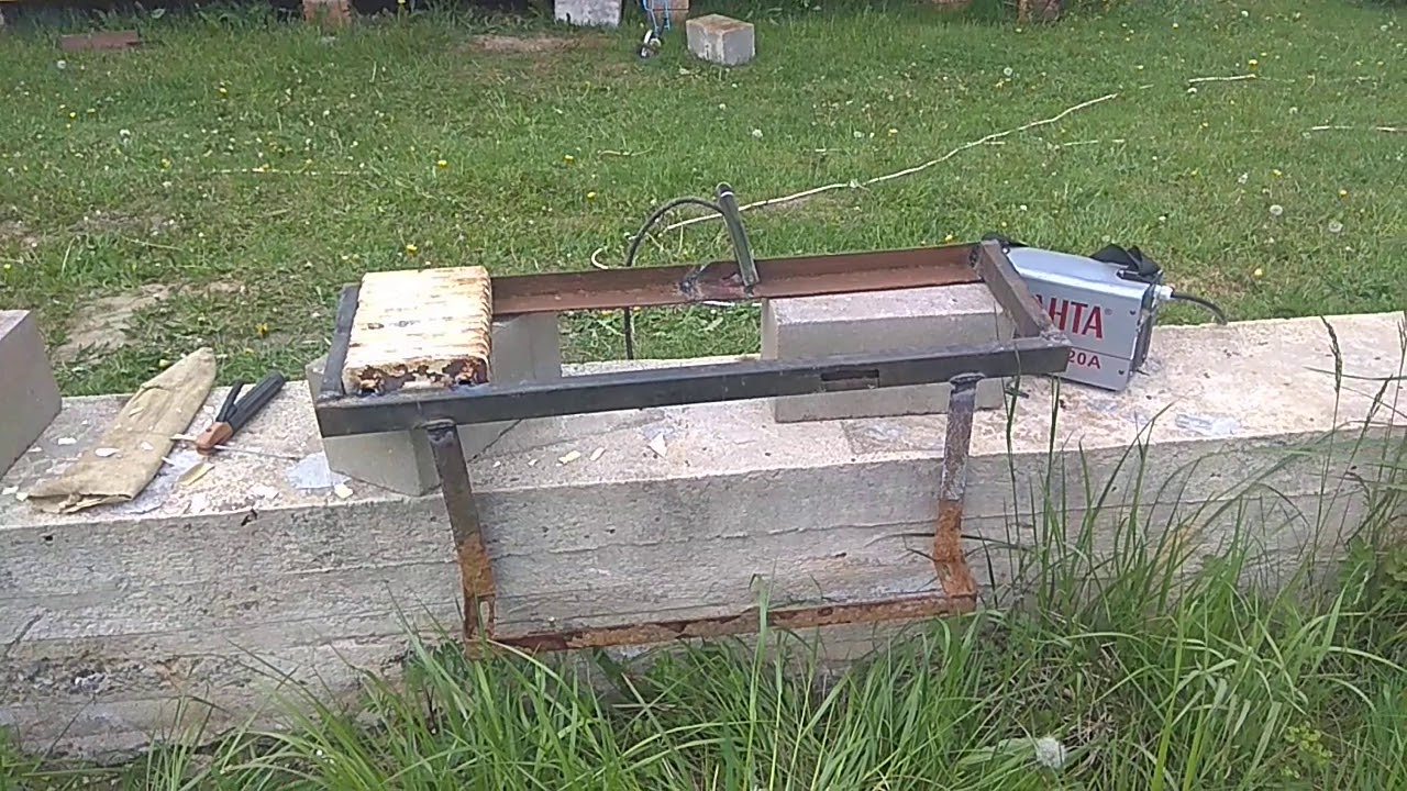 Электродная сварка - продолжение ступени - YouTube