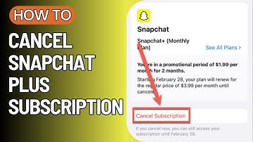 How to Cancel Snapchat Plus Subscription (2024)