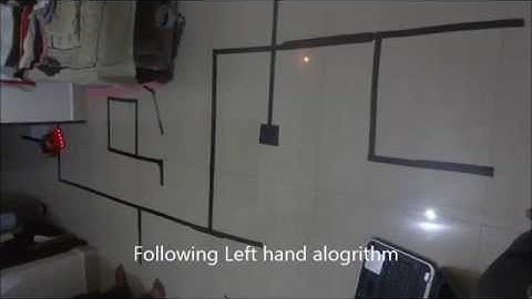Maze solver line follower autonomous robot