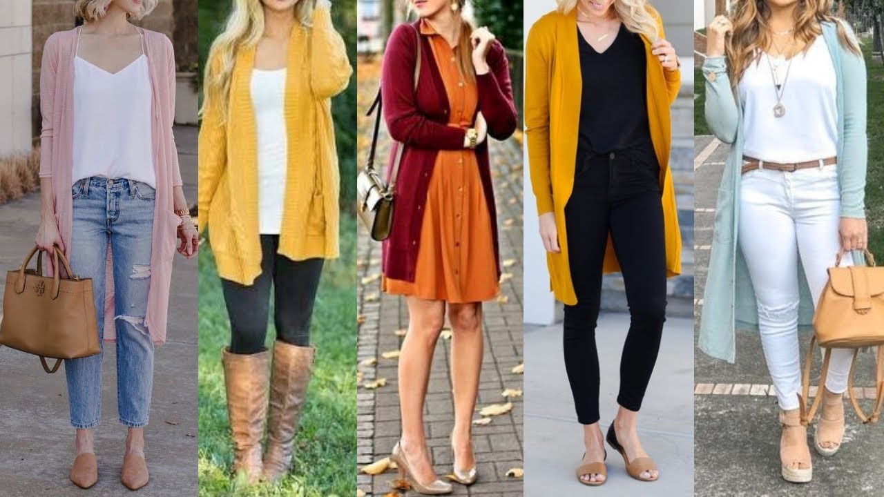 CARDIGANS COMO COMBINARLOS EN TUS LOOKS Y OUTFITS COMBINACIONES DE ROPA