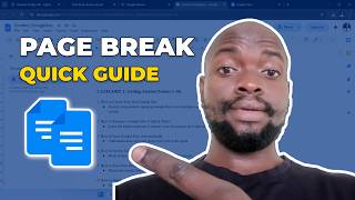 How to Add a Page Break in Google Docs (Stop Hitting Enter!)