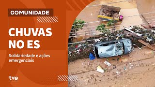 Fortes chuvas provocaram muita destruição em municípios do sul do Espírito Santo.