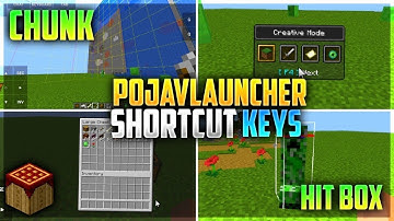 Top 4 Shortcut keys in Pojav Launcher (part 1)🤗