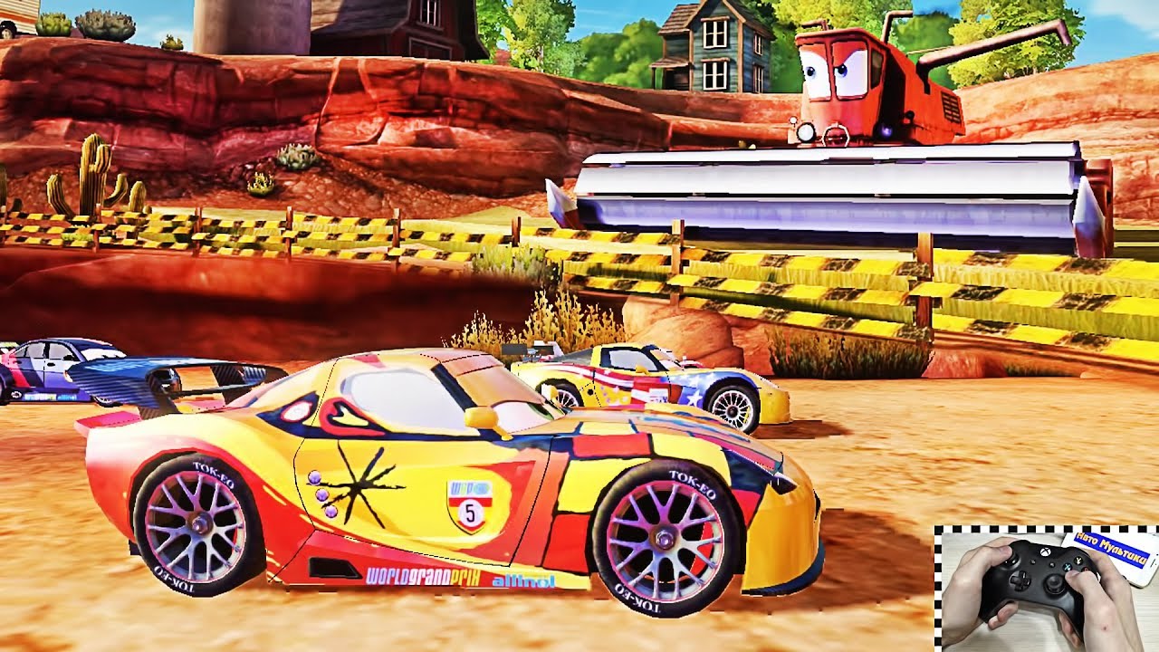 cars 2 the video game xbox 360 gameplay