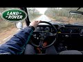 1999 - Land Rover Defender TD5 | POV Drive around, sound and acceleration | Straight Piped