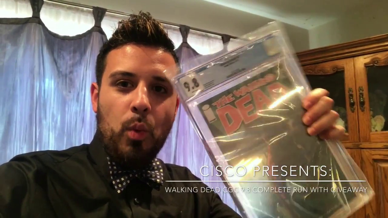 CISCO PRESENTS: WALKING DEAD CGC 9.8 COMPLETE RUN PLUS GIVEAWAY!!!