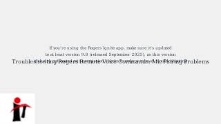 How to Fix Rogers Remote Voice Command Not Working – Mic Pairing & Permissions