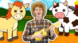 Learn About Animals! | Old MacDonald Had A Farm &amp; Animal Sounds Songs - Funtastic TV