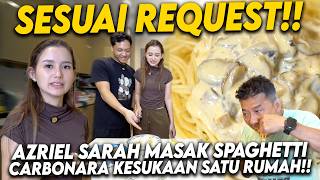 SARAH’S FAVORITE SPAGHETTI CARBONARA!! AZRIEL RECREATES IT AND HERE ARE THE RESULTS!!
