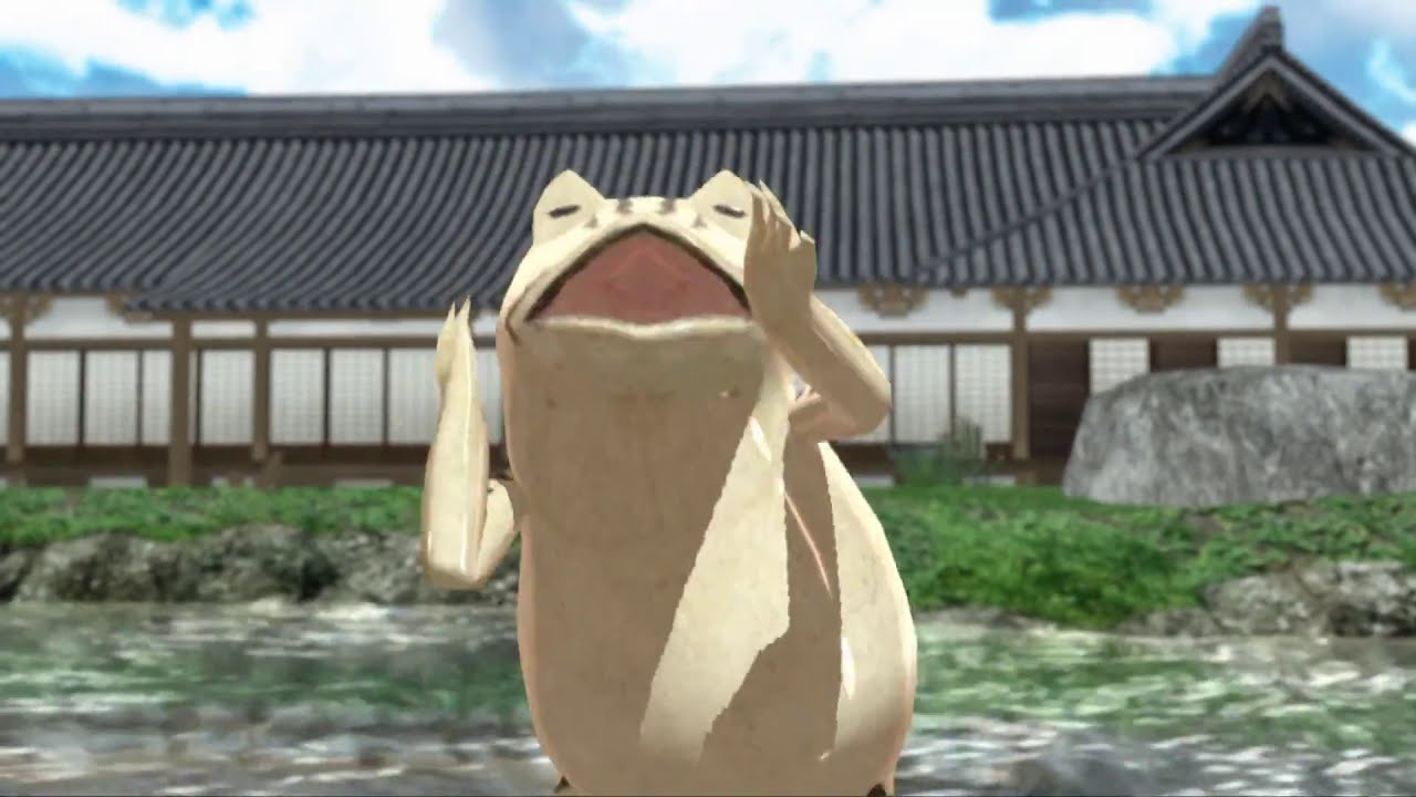 MMD]鳥獣戯画の蛙で DEEP BLUE TOWNへおいでよ - YouTube
