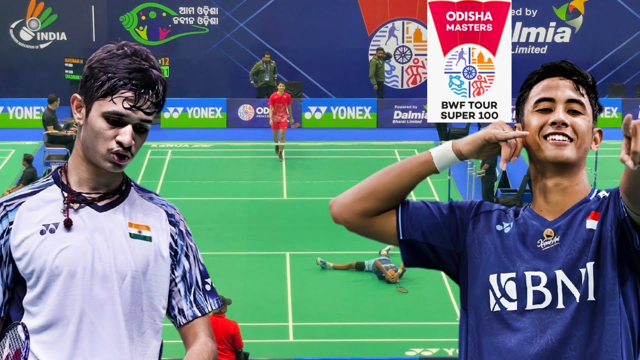 PRIYANSHU RAJAWAT (IND) ALWI FARHAN (INA) Odisha masters 2023 | Men's singles R32