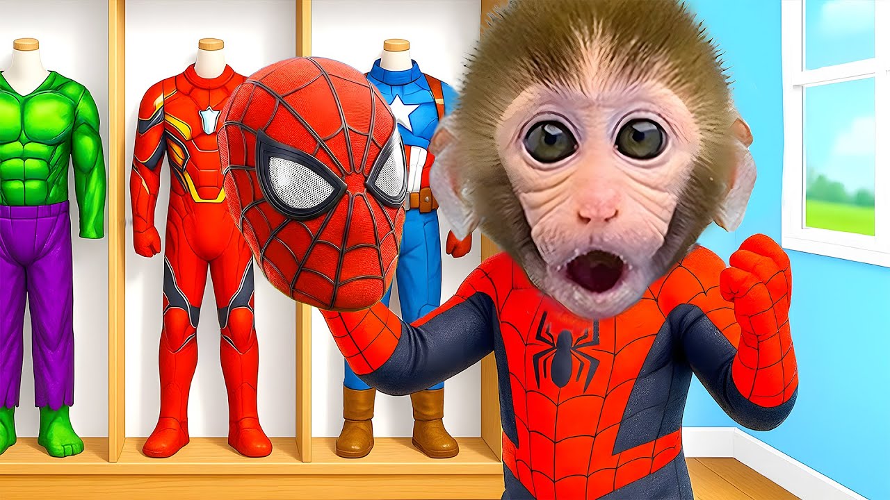 Singe Bon Bon devient un super-héros et sauve ses amis dans la ville | BONBON FRANCE