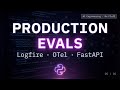 Pydantic AI No Fluff #5 — Production Evals with Logfire & FastAPI