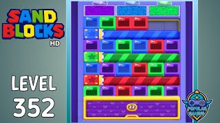 Sand Blocks: Drop Puzzle Level 352: Gameplay Solution