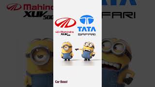 Tata safari VS Mahindra XUV minions style funny#status #funny #tiktok #trending #foryou #asmr #car