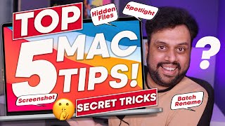 Top 5 Mac Tips, Tricks & Hidden Features in Hindi 2021, Hidden Files, Rename Files, Screenshots